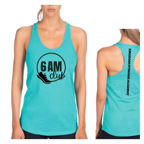 Workout tank: 6AM Club